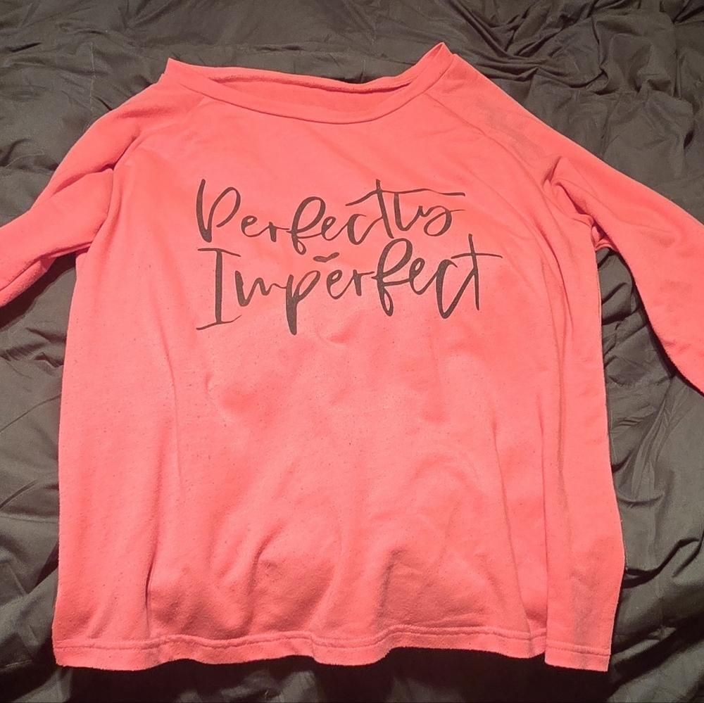 Women's Red Sweatshirt - Perfectly Imperfect